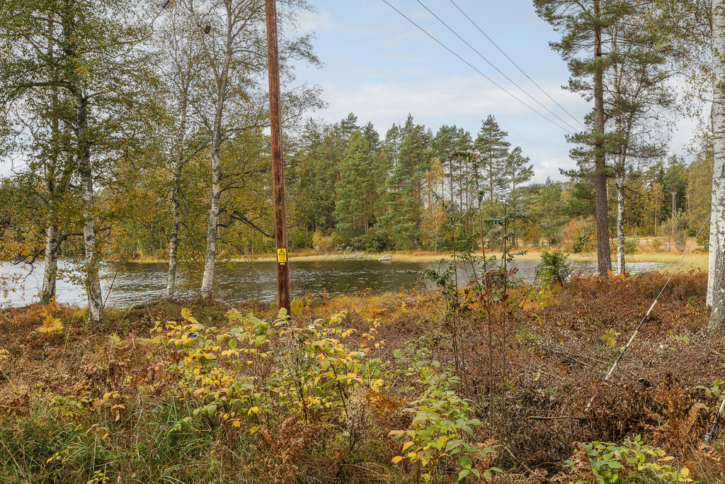Sjöviken som ligger på den egna fastigheten