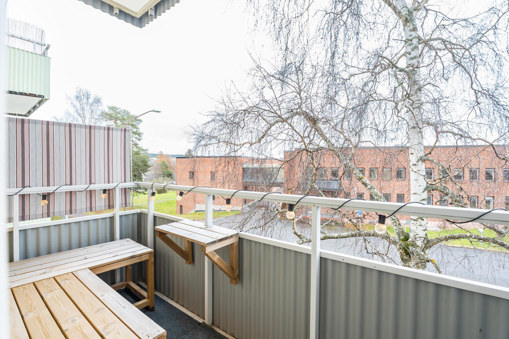 Stor och rymlig balkong 