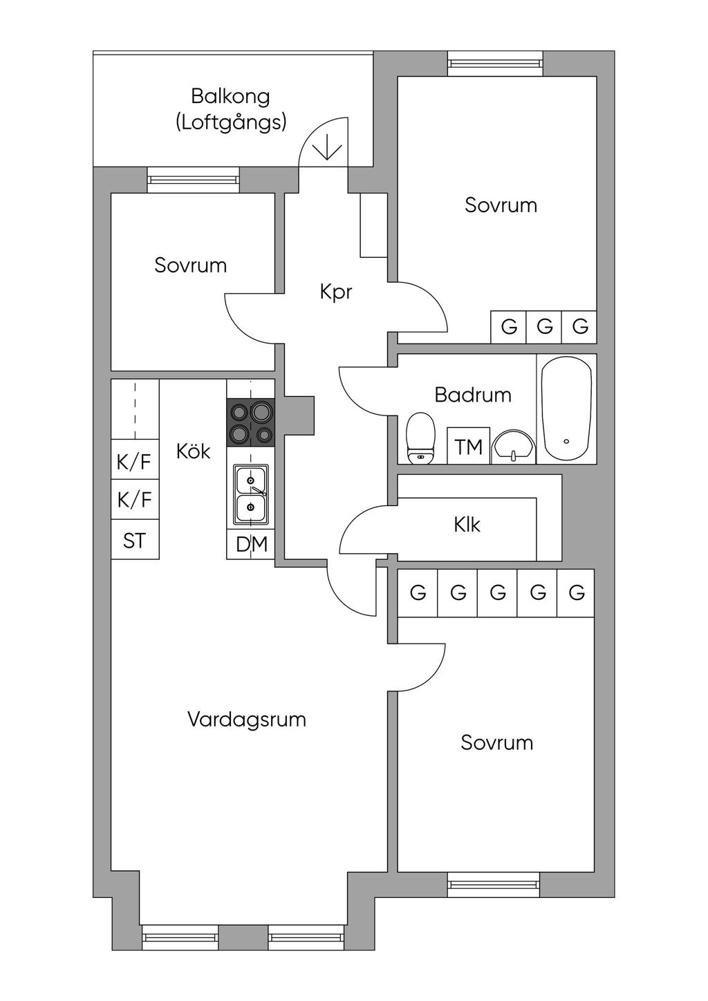 Alternativ planlösning