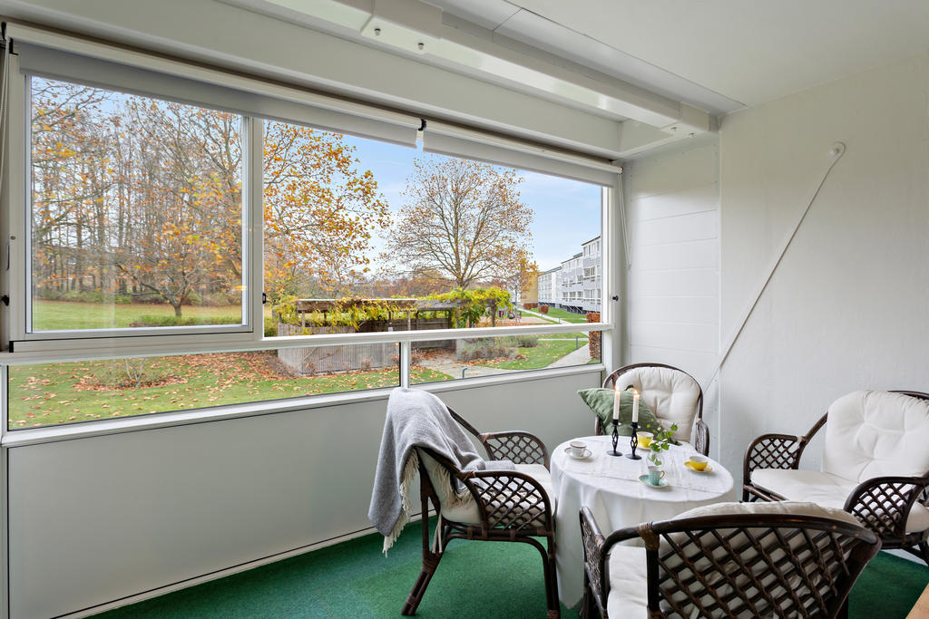 Underbar balkong, med en underbar utsikt!