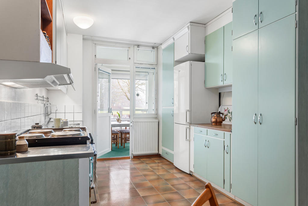 Utgång till balkongen