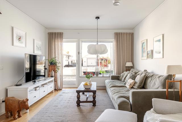 Trevligt och ljust vardagsrum