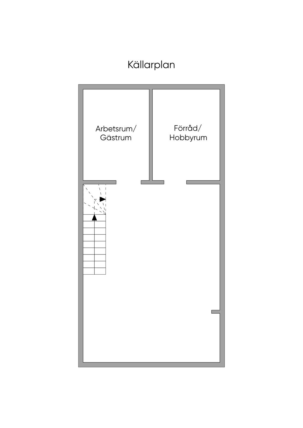 Planlösning källarplan