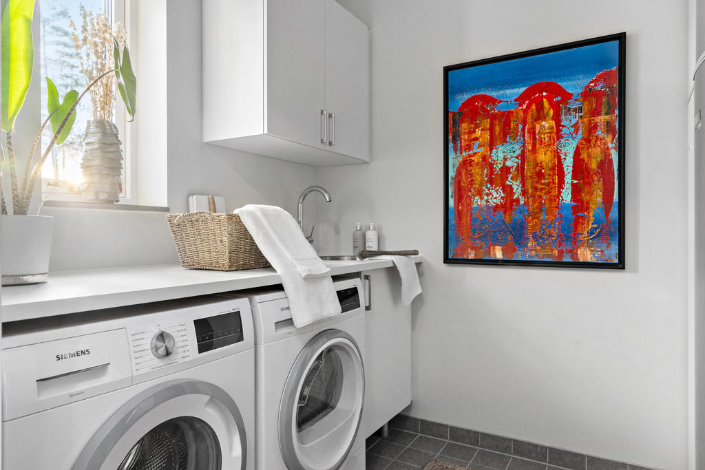 Lyxigt med separat tvättstuga
