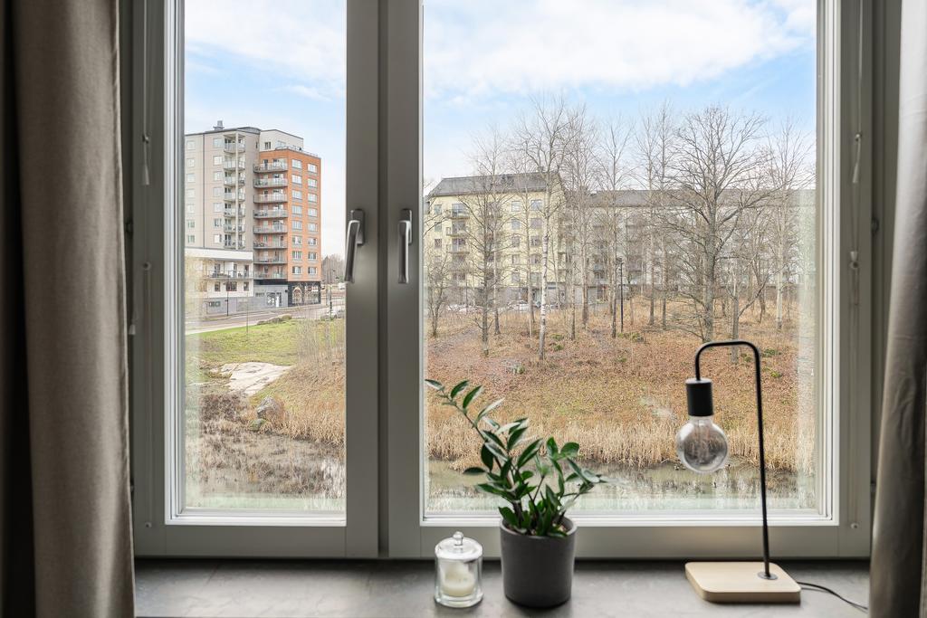 Härlig utsikt från sovrummet