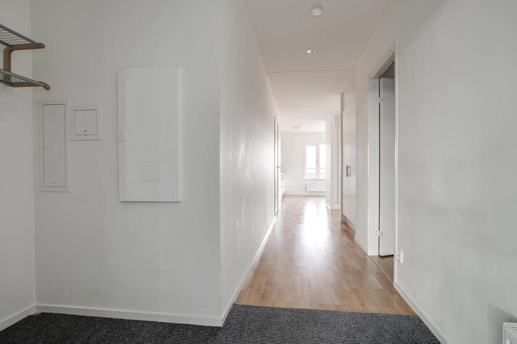 Ljus och inbjudande hall