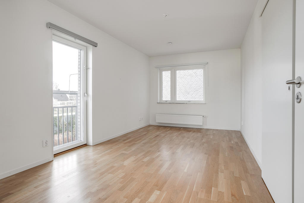 Sovrum med fransk balkong