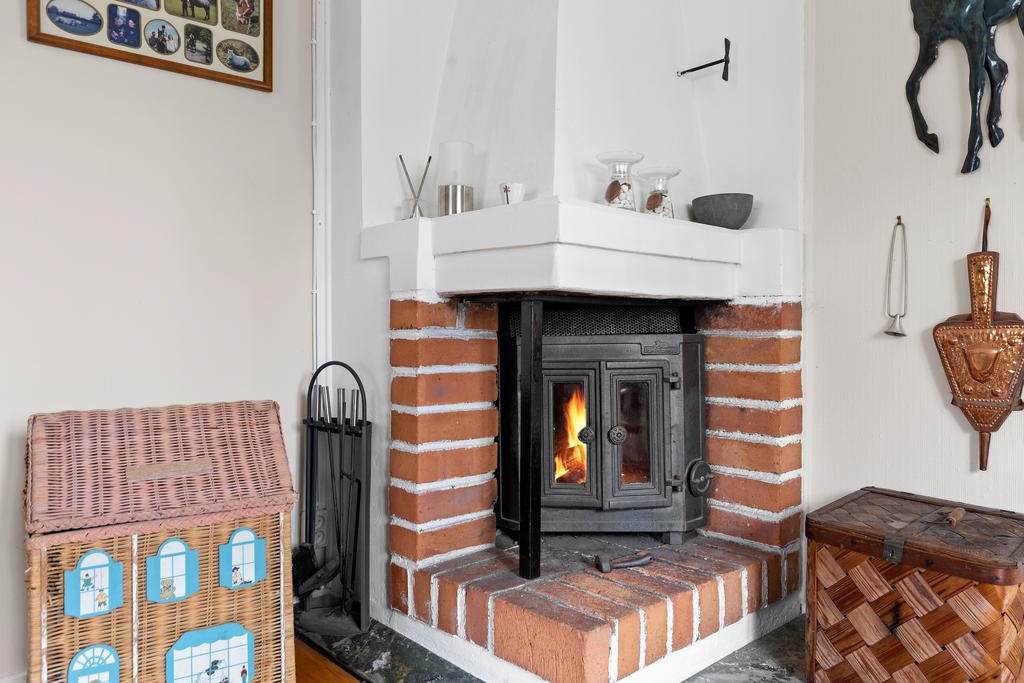 Insats till öppen spis