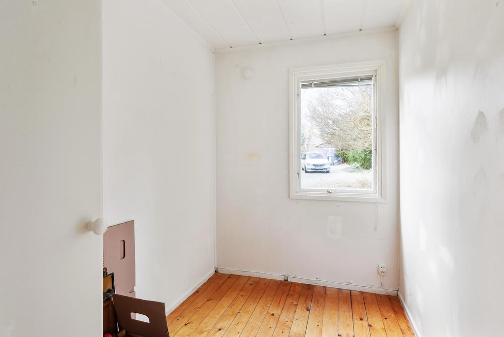 Det mindre sovrummet.