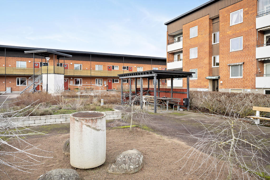 Innergård med grillplats