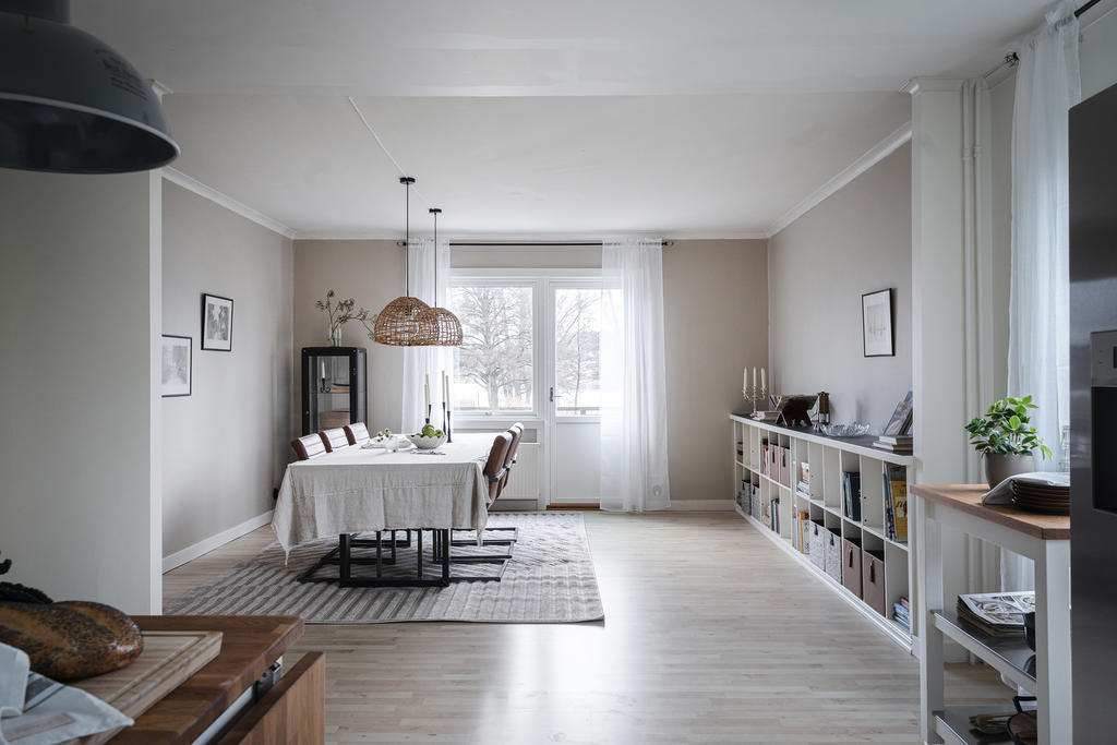 Utgång till bostadens altan.