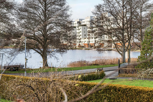 Vacker utsikt över sjön Gerdsken.