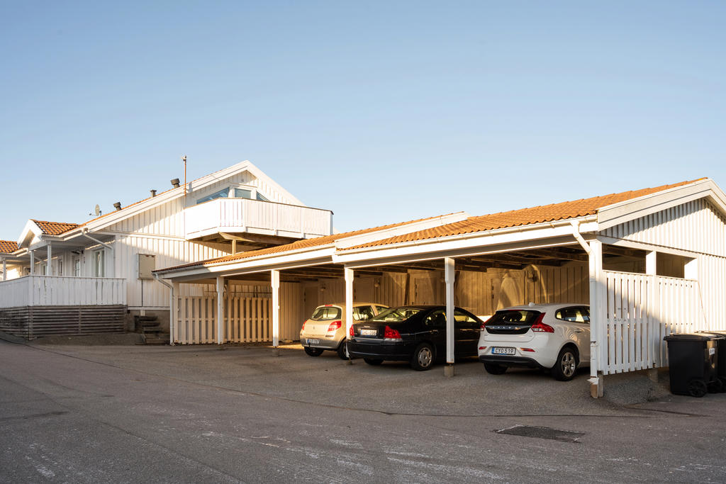 Parkering i carport...