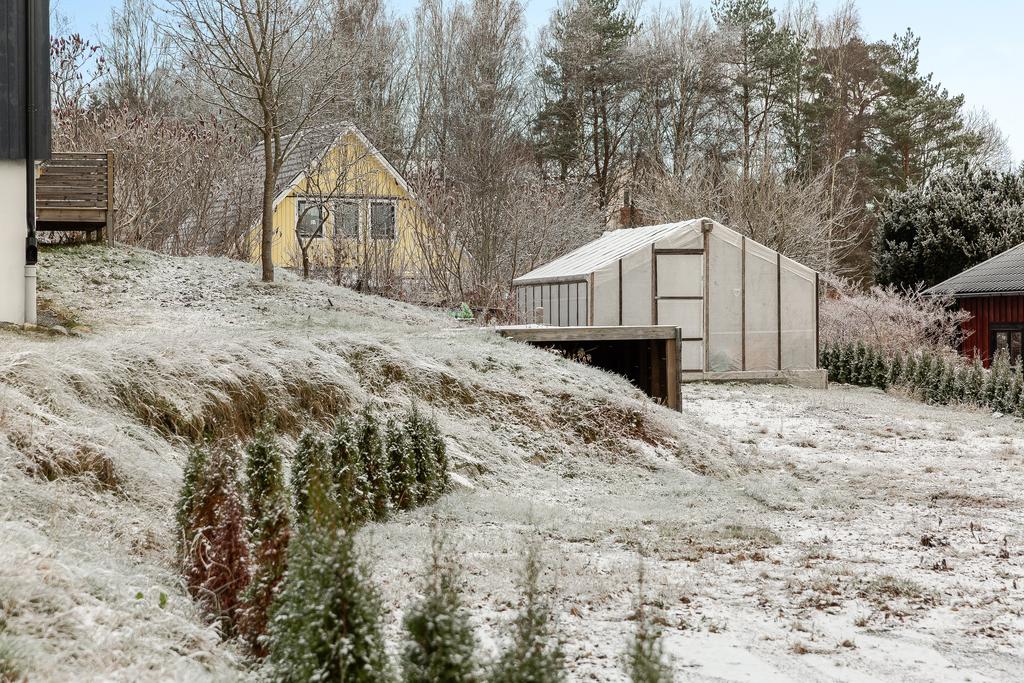 Växthus i trädgården 
