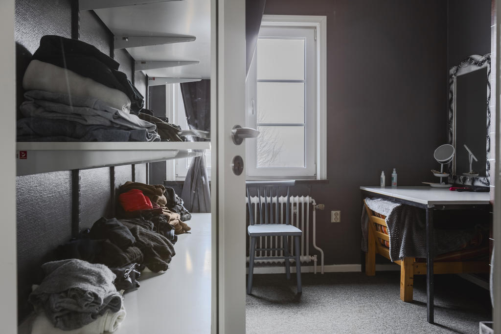 Walk in bredvid master bedroom