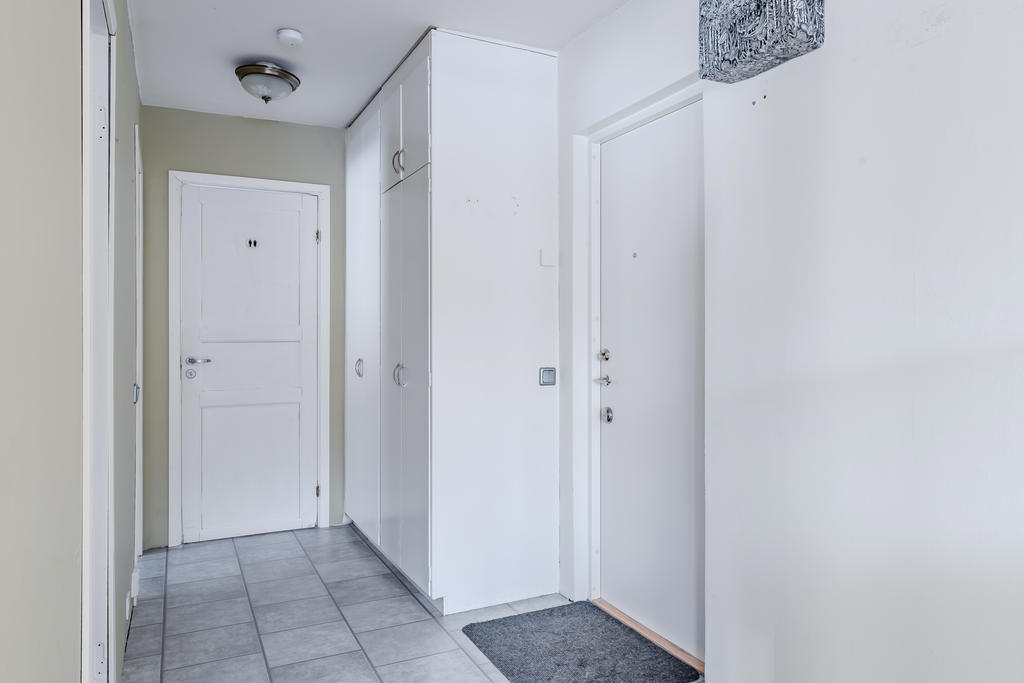 Hallen har flera garderober