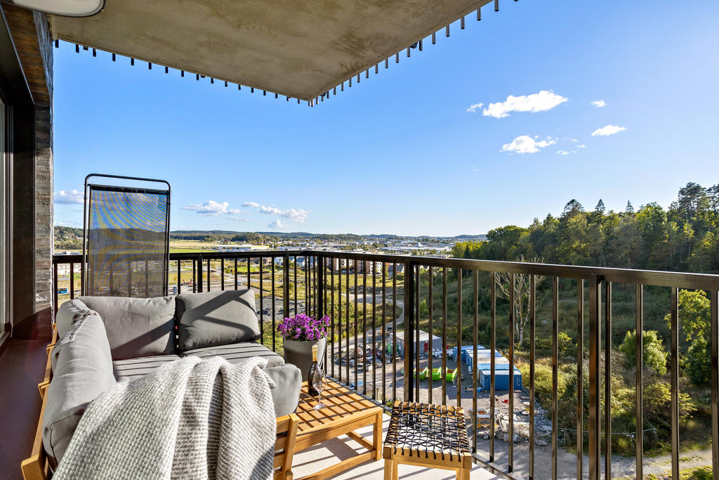 Referensbild Balkong från likvärdig lägenhet