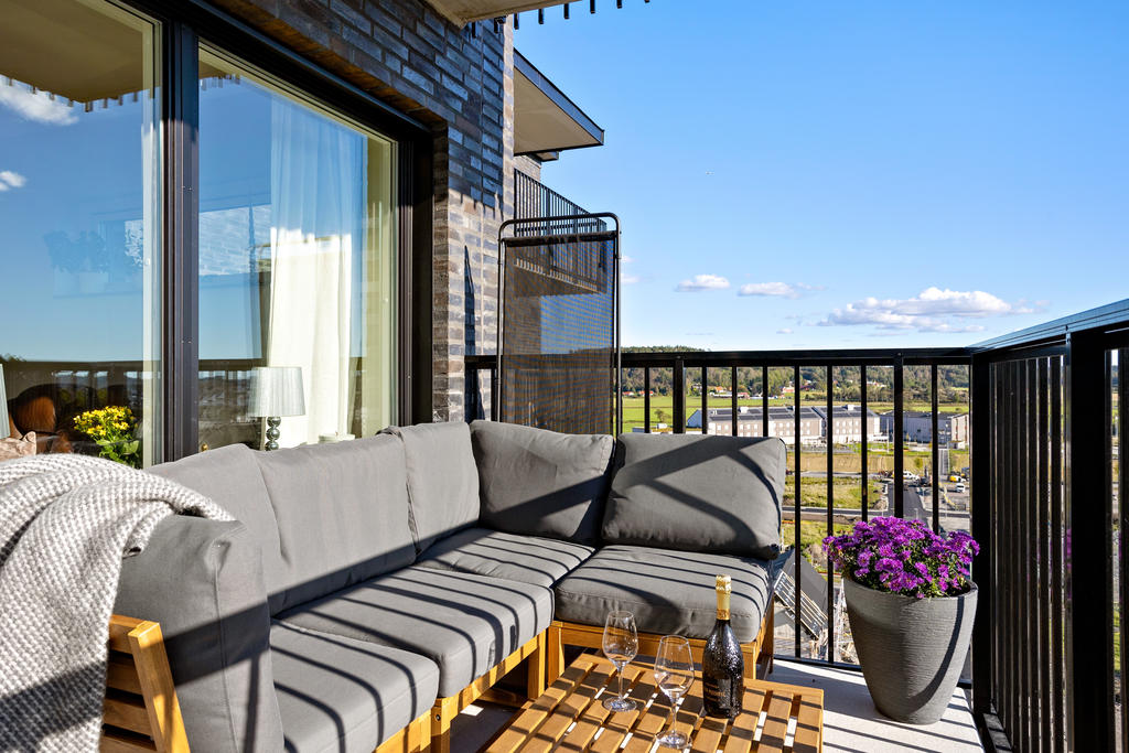 Referensbild Balkong från likvärdig lägenhet