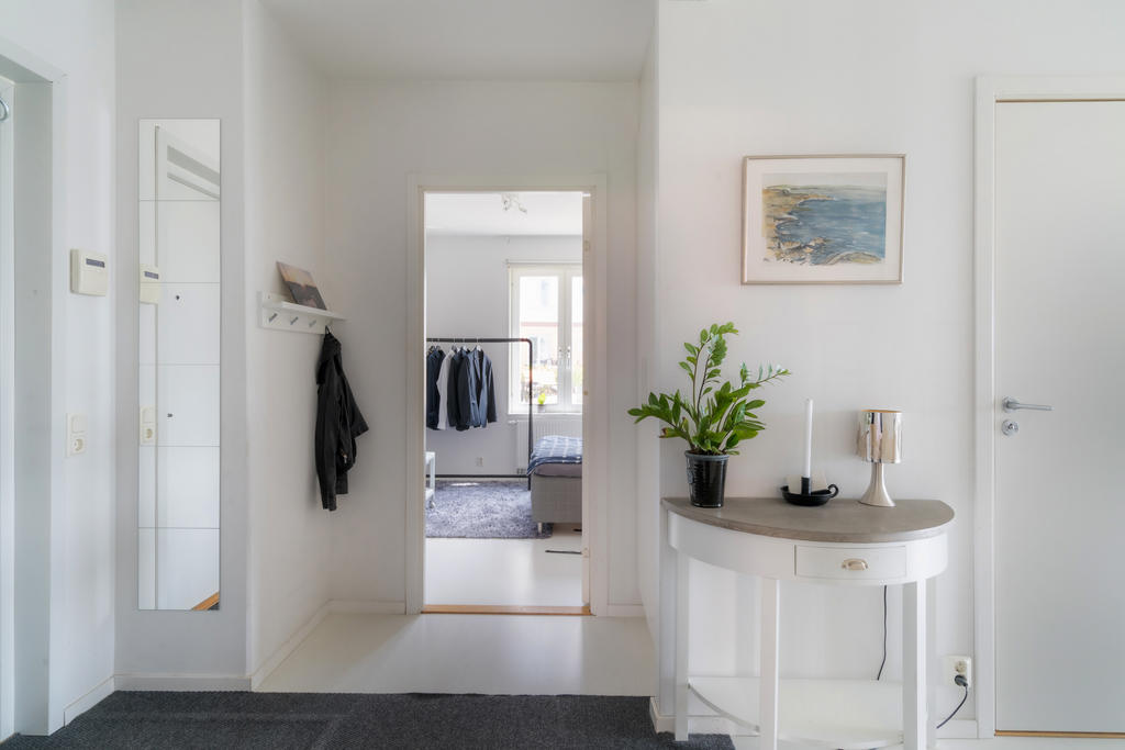 Del av välkomnande hallen 