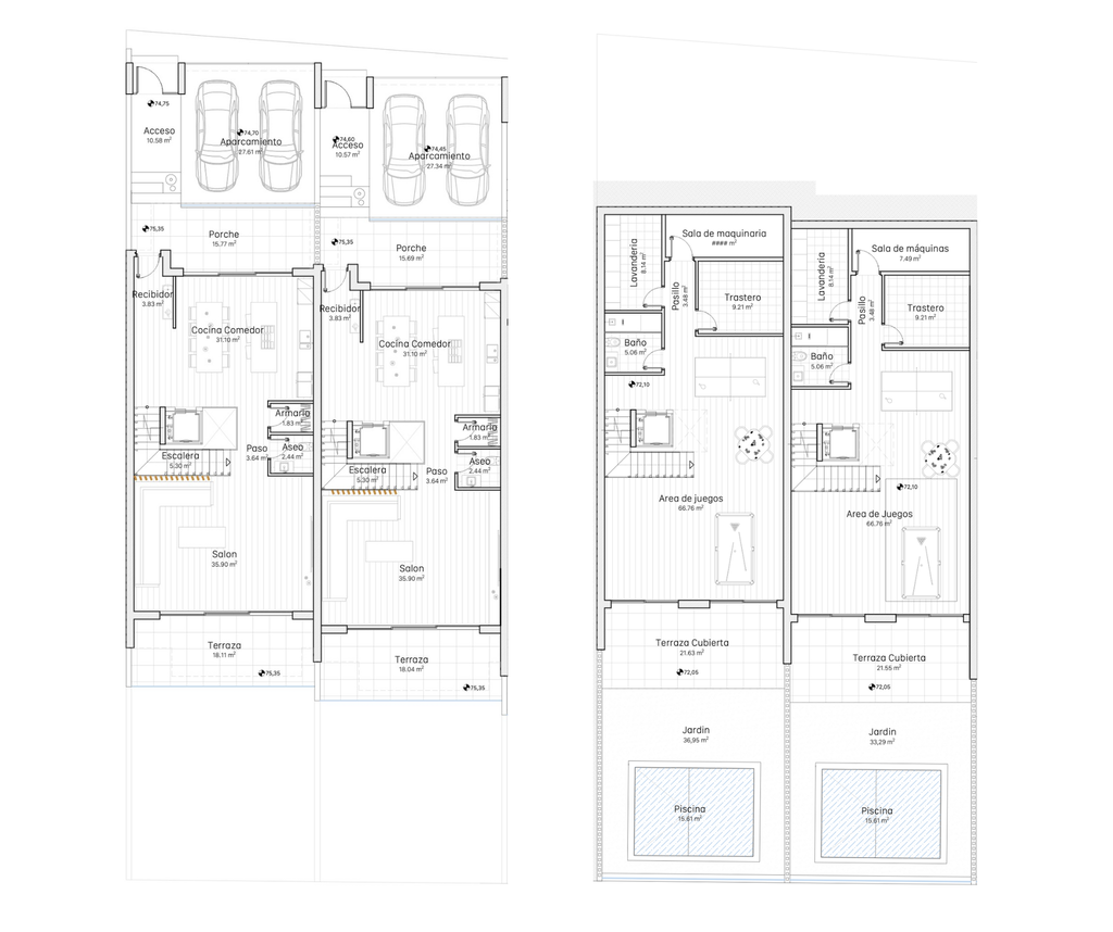 Ground floor & Basement floor