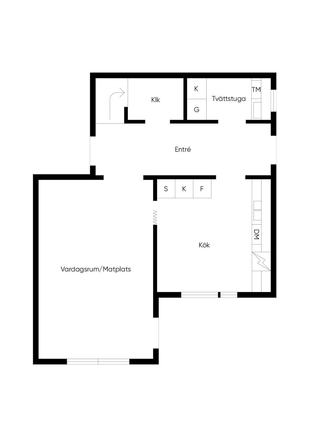 Planlösning - Entréplan 