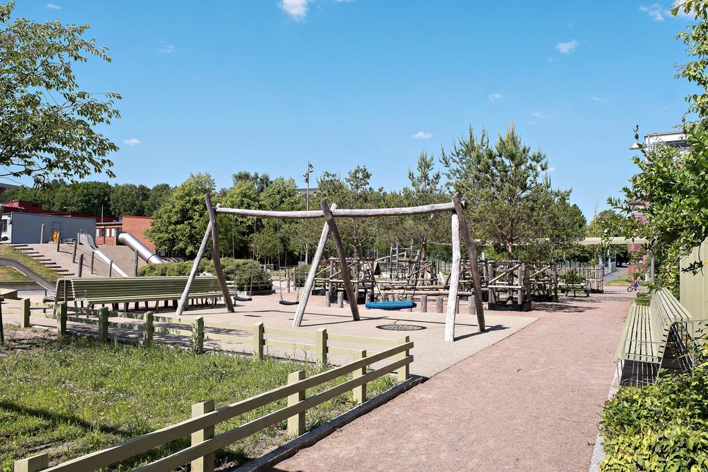 Flatås park i direkt anslutning