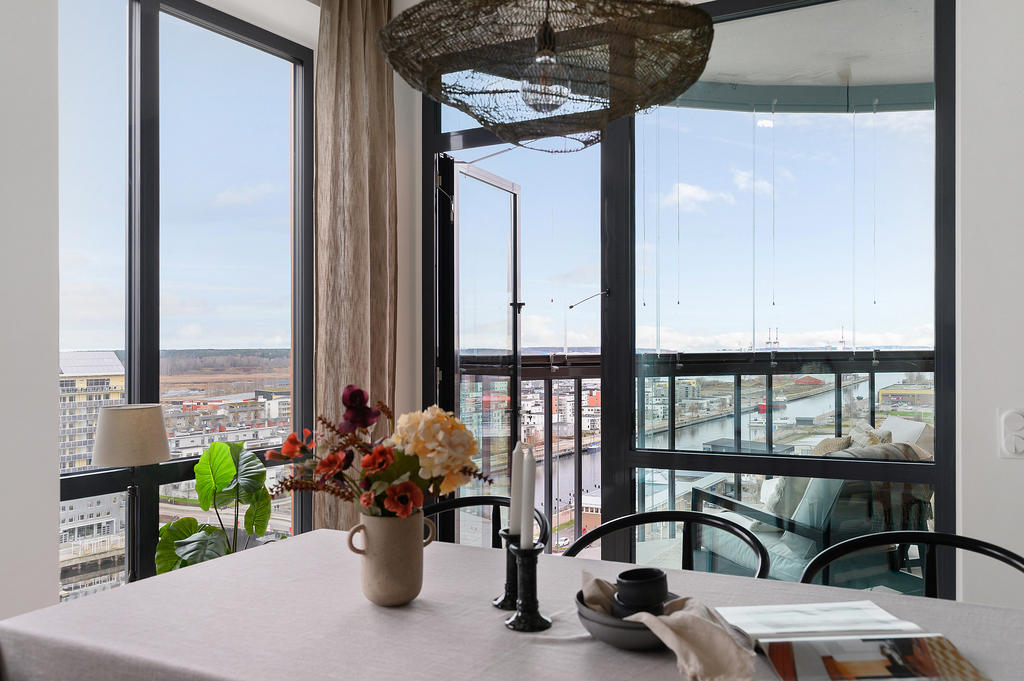 Fantastisk utsikt från köket