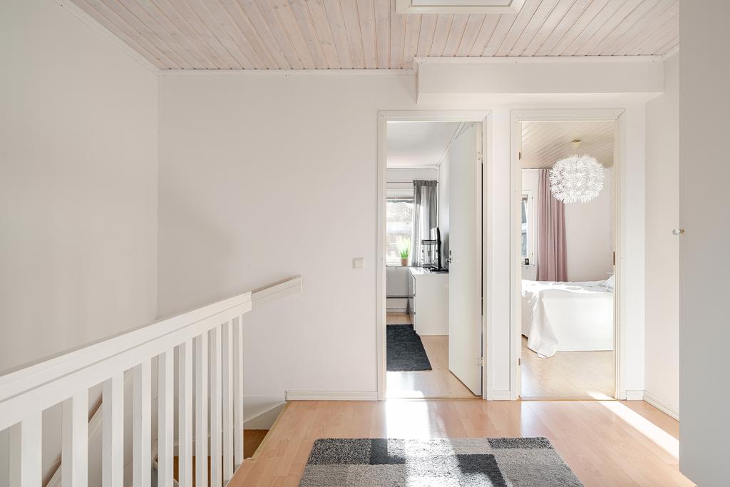 Ljus hall på övervåningen 