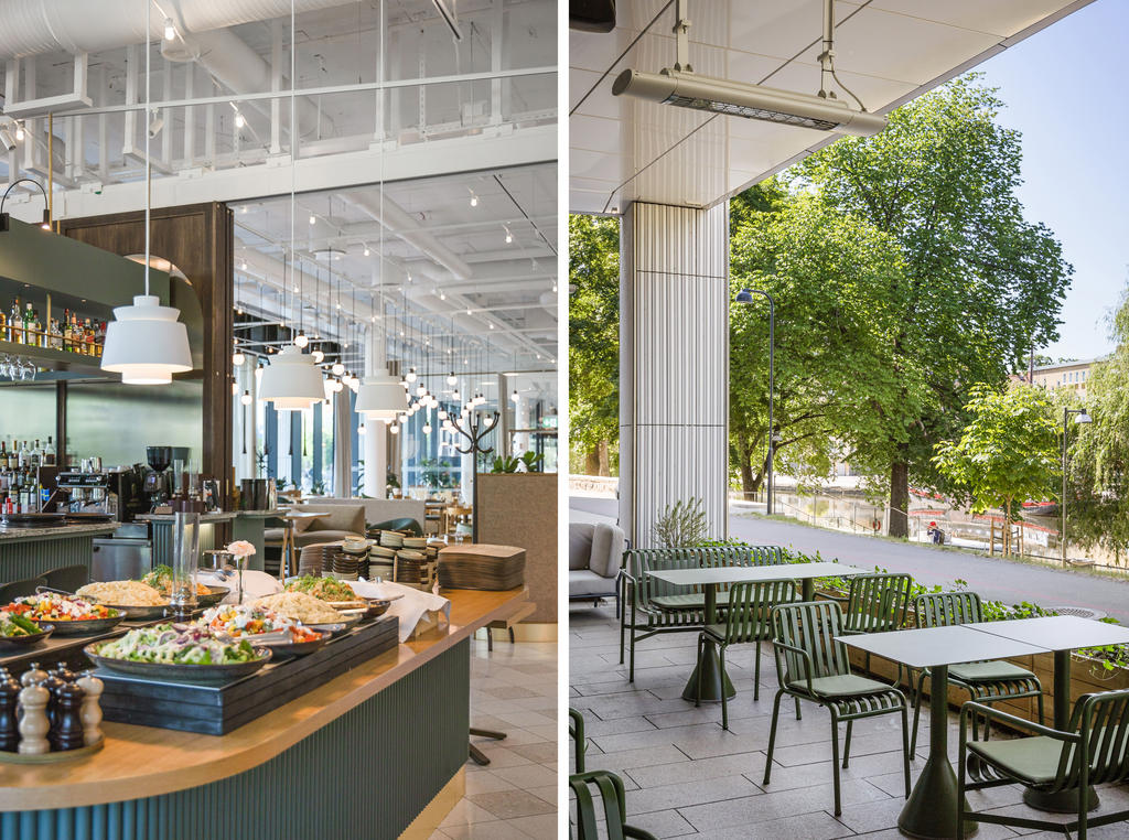 I kvarteret ligger även restaurangen ÖK