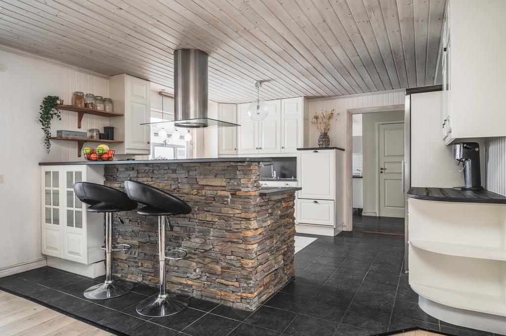 Här kan gästerna umgås medan du lagar mat!