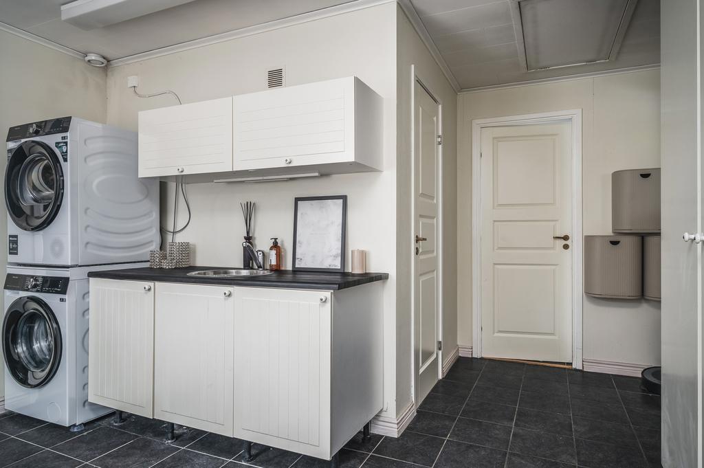 Tvättstuga och groventré