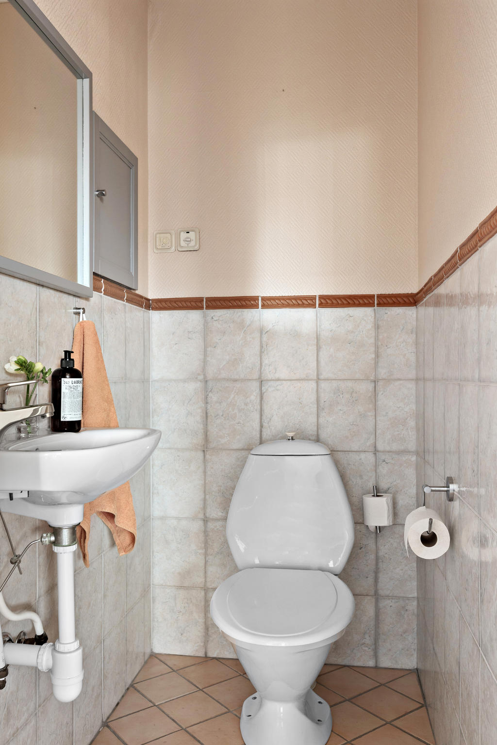 Gäst wc på övre plan.