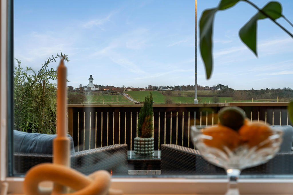 Härlig utsikt över Fjärås Bräcka 