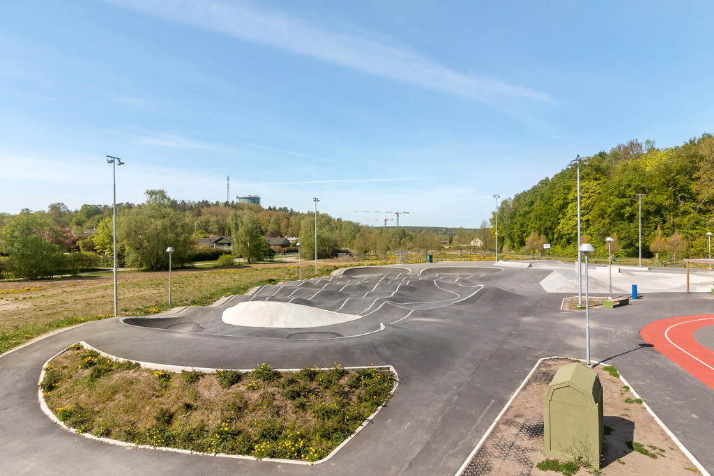 Skatepark vid Ekebyhovsdalen