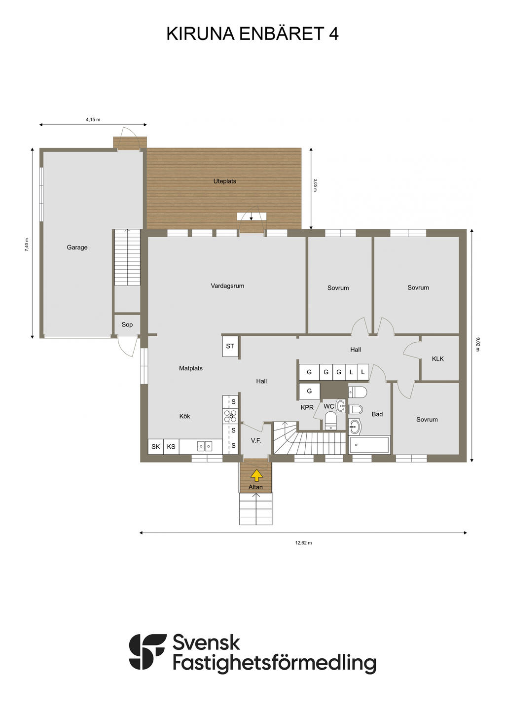 Planritning entréplan