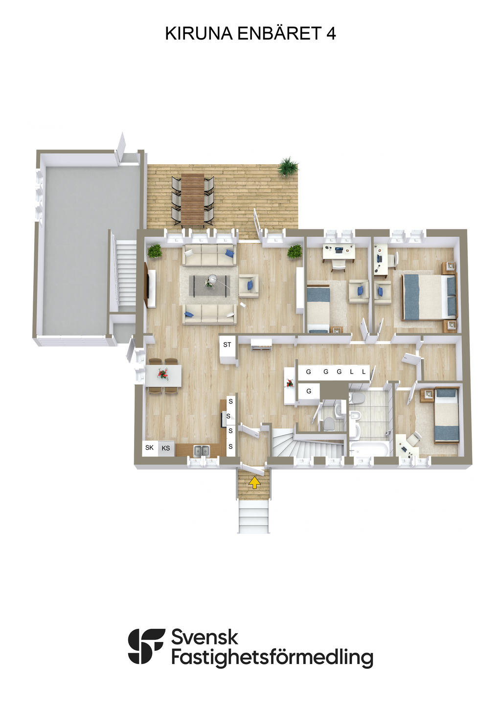 Planlösning entréplan