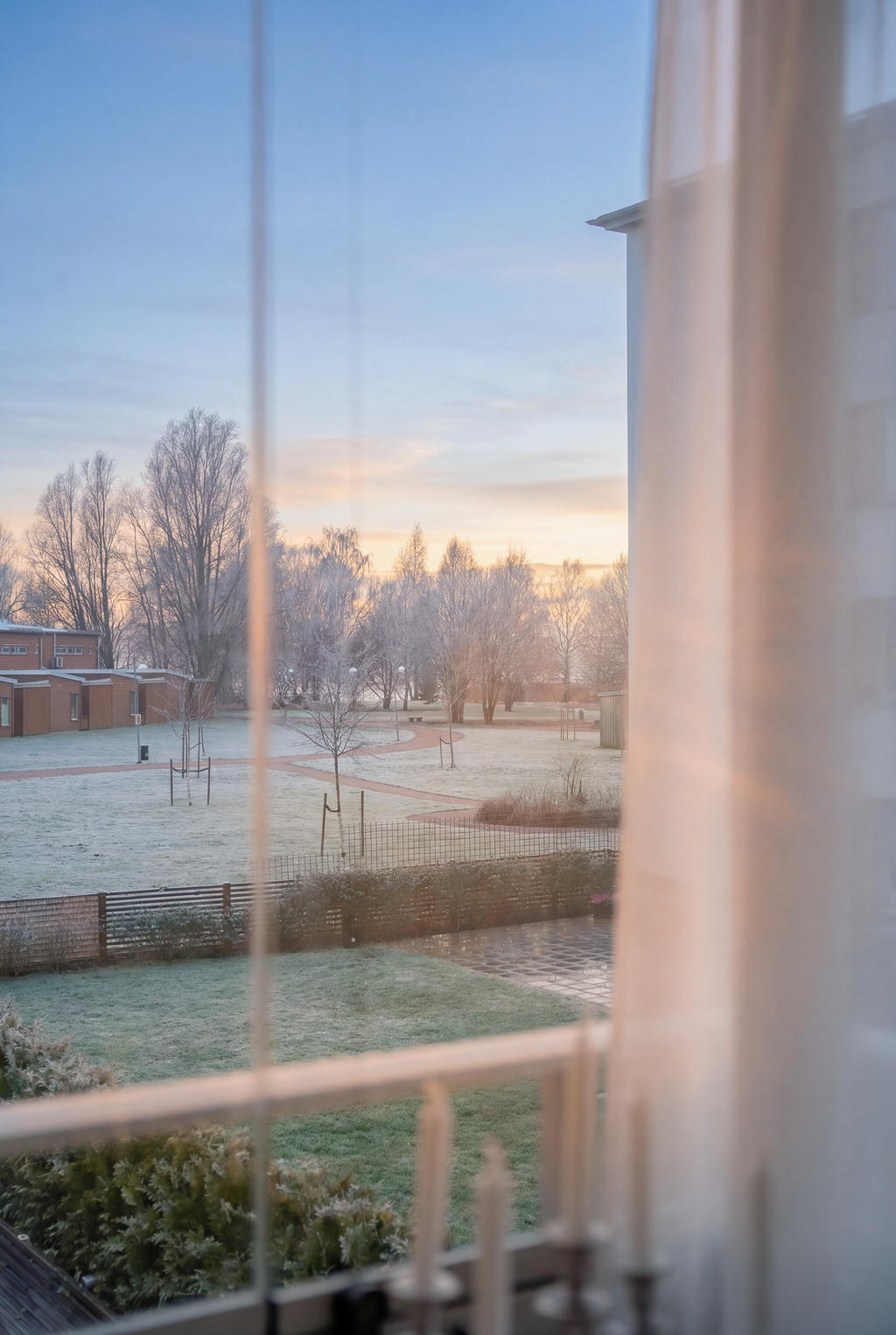 Utsikt från balkongen