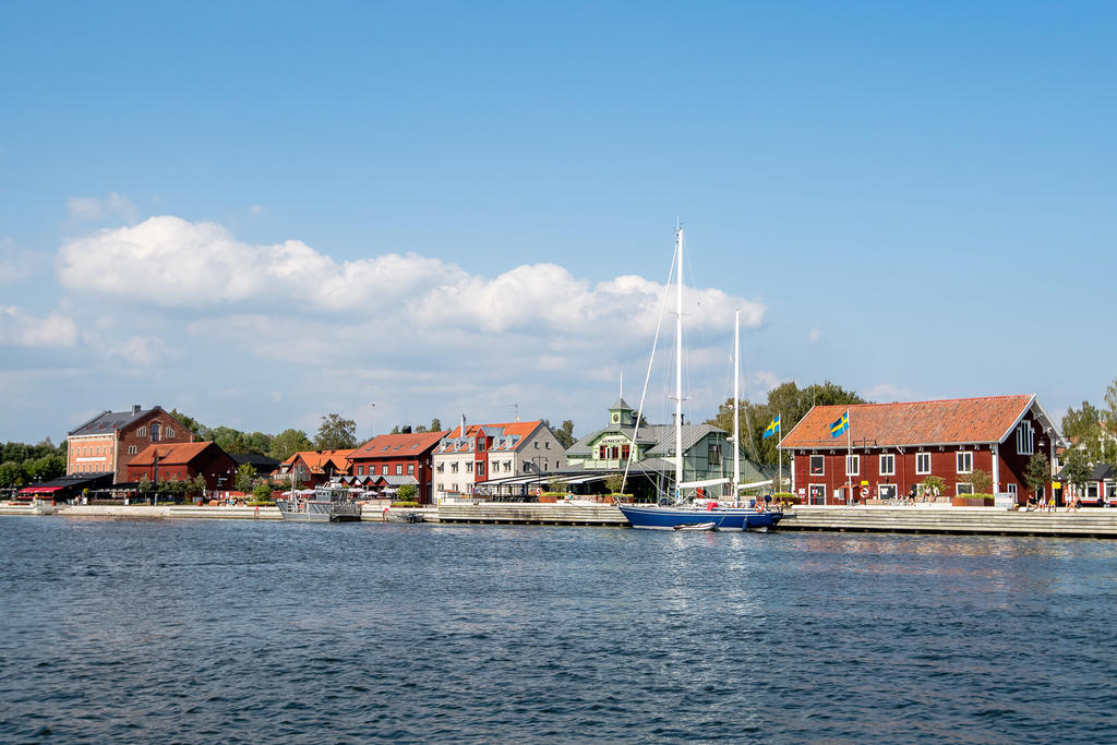 Nyköpings hamn på sommartid