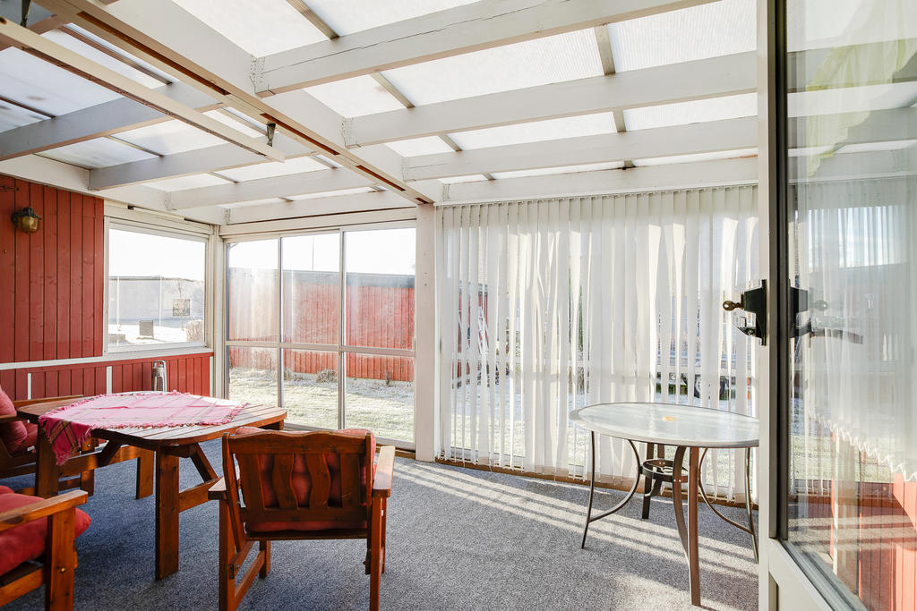 Altan som nås från vardagsrummet 