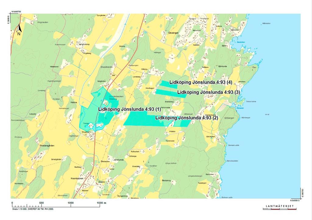Karta över fastigheten