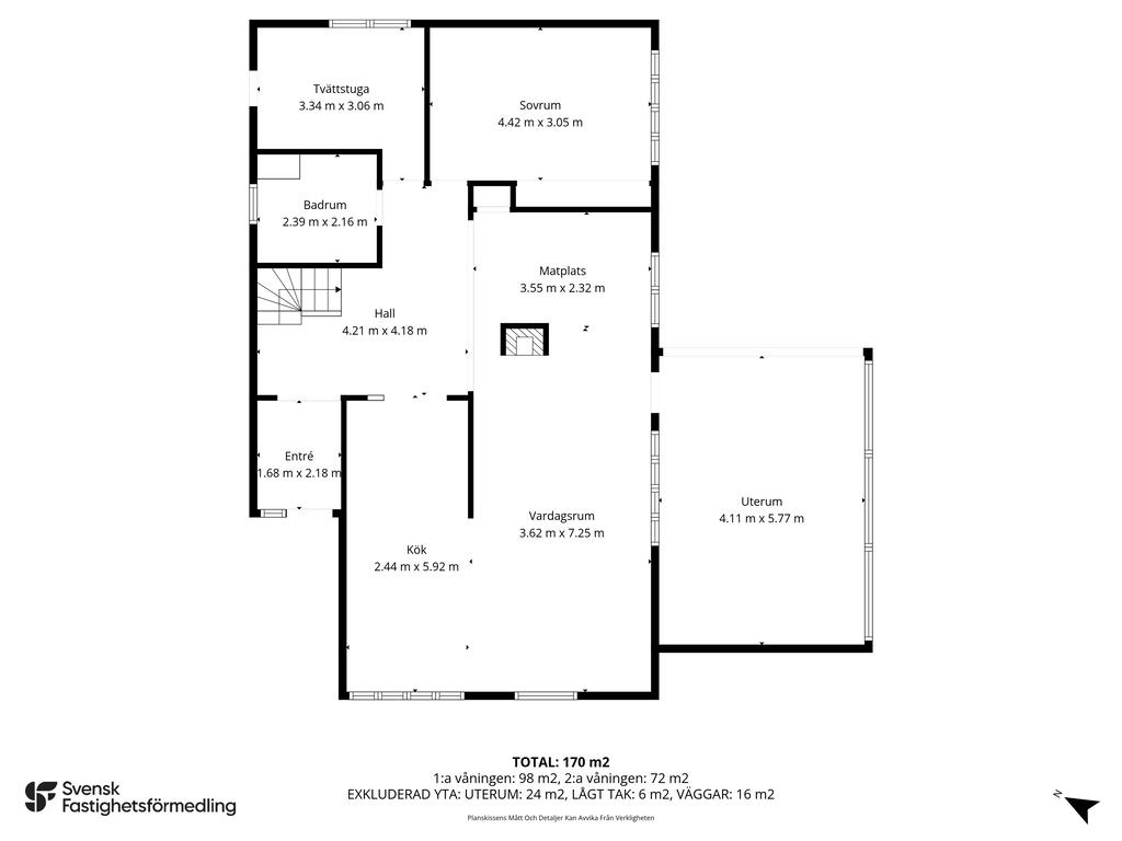 Planritning entréplan