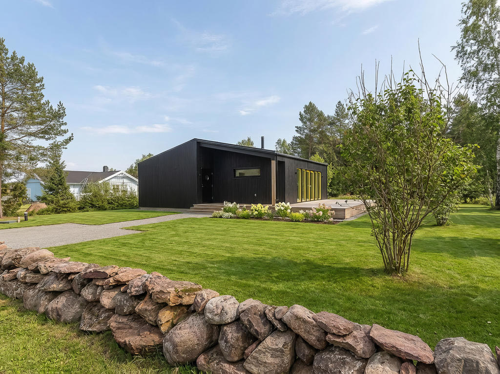 Årstiden och trädgården är en digital visualisering och kan avvika från verkligheten