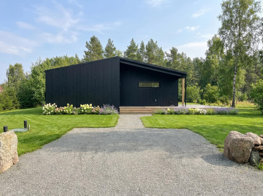 Årstiden och trädgården är en digital visualisering och kan avvika från verkligheten