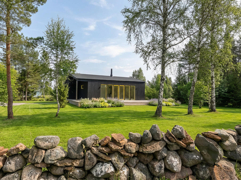 Årstiden och trädgården är en digital visualisering och kan avvika från verkligheten