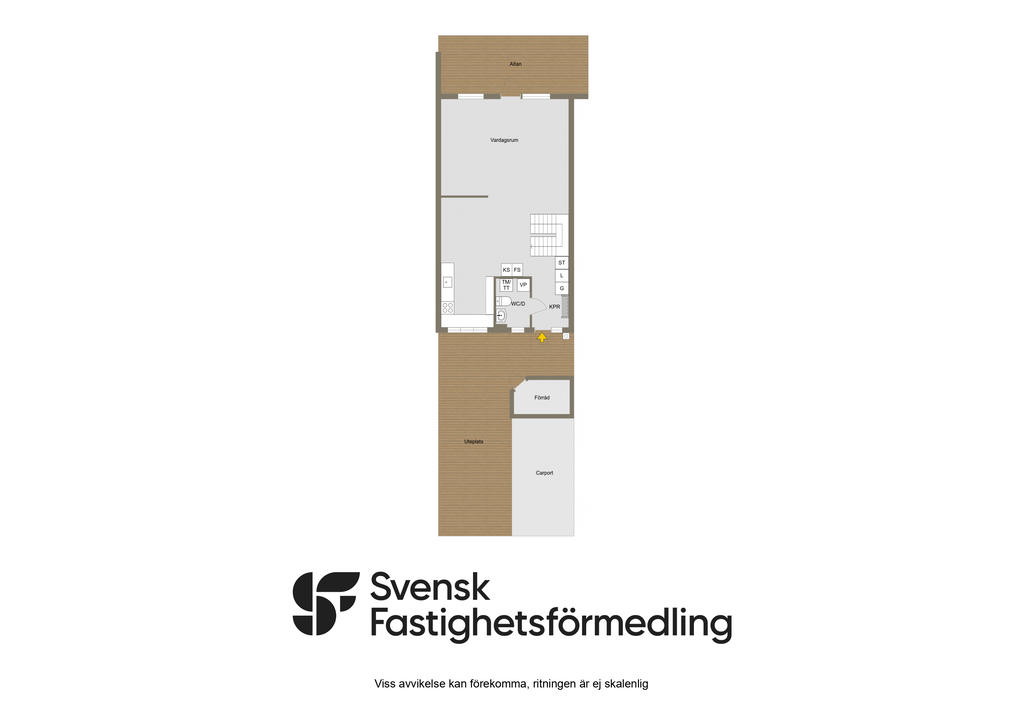 Planritning, entréplan 2D