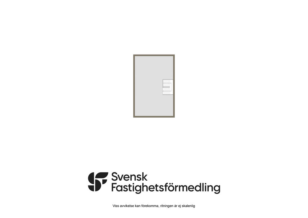 Planritning, vindsvåning 2D