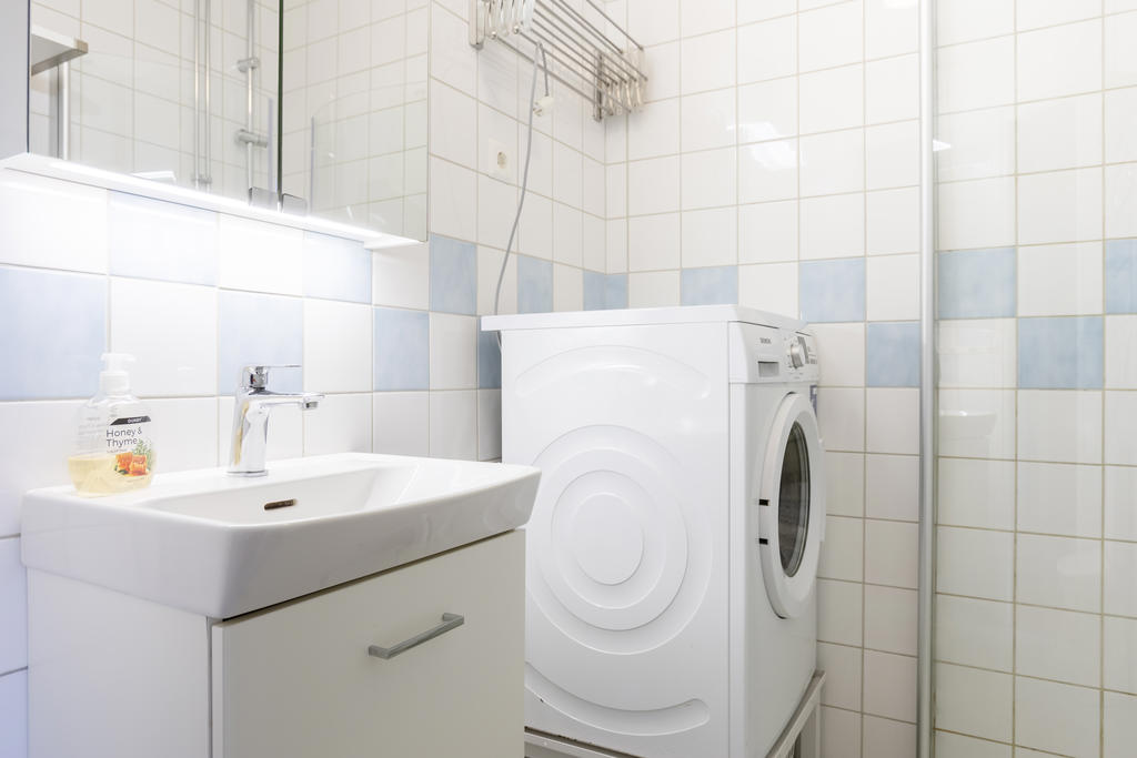 Badrum med tvättstuga