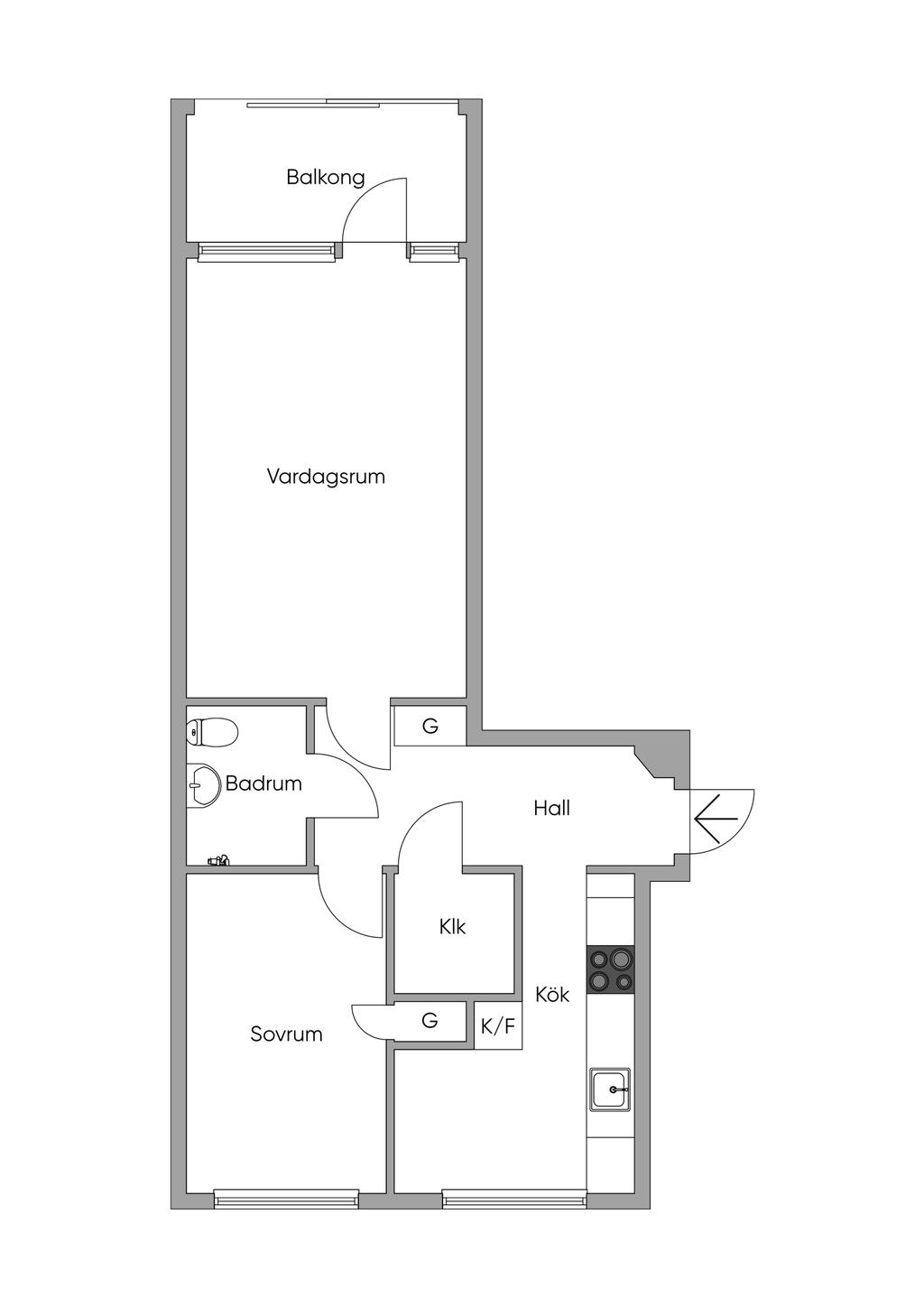 Planlösning 2D