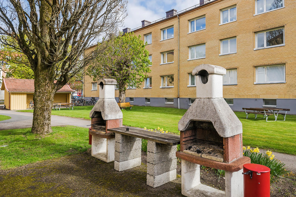 Grillplats på innergården