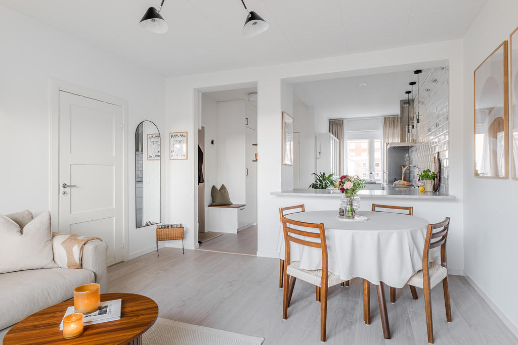 Ljus och öppen planlösning